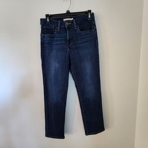 Levi's Women's 724 High Rise Straight Crop Jeans